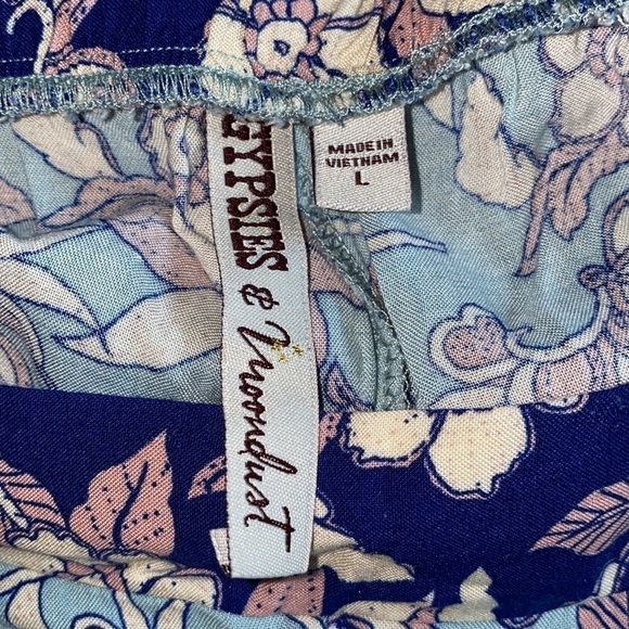 Gypsies & Moondust Wide Leg Palazzo Capris - Picture 5 of 7